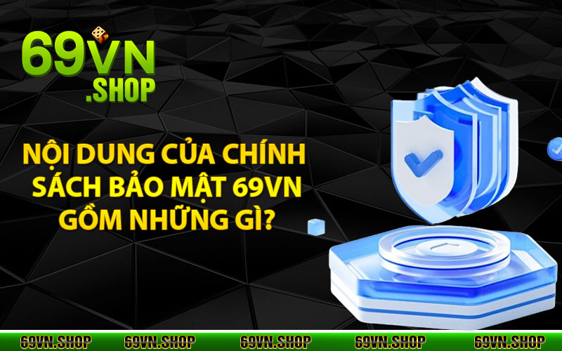 Nội dung của chính sách bảo mật 69vn gồm những gì?